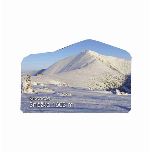 Magnetka zimní Sněžka tvarovaná KR13