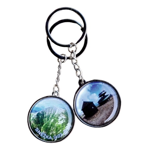Klíčenka kruh Sněžka oboustranná KR23