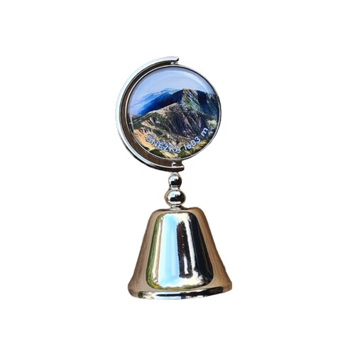 Zvonek kov oboustranný otočný motiv KR31