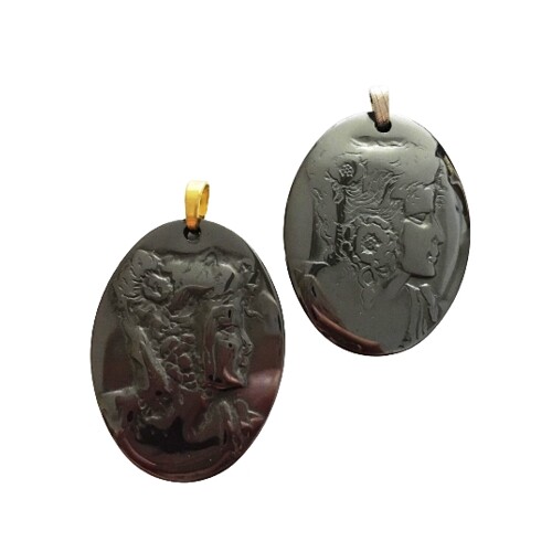 Přívěsek Hematit - Camei