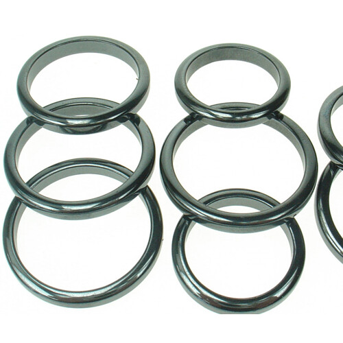 Pánský hematitový prsten