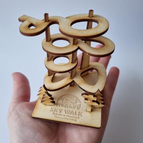 Skládačka dřevěná 3D