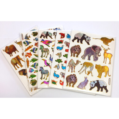 Samolepky ZOO  č.01