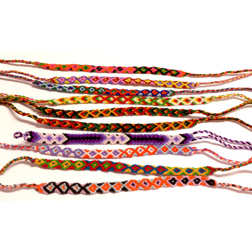 Náramek přátelství vzorovaný