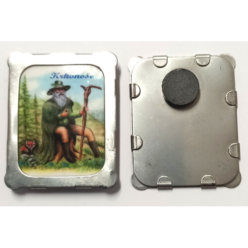 Magnetka kovová s Krakonošem