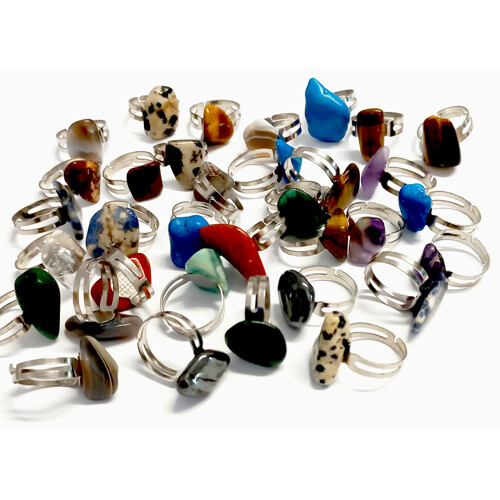 Prstýnek s kamínkem mix