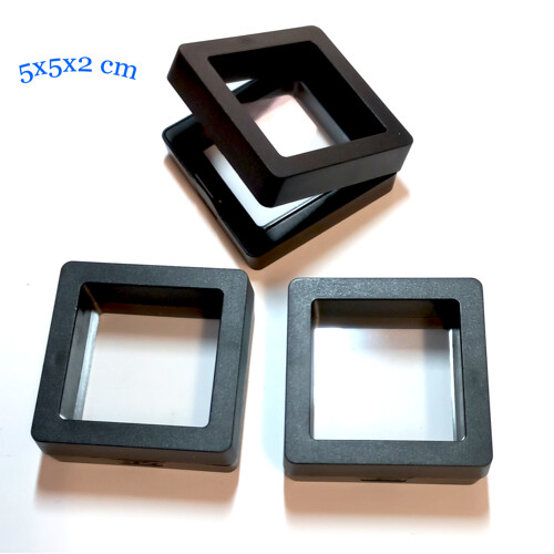 Plastová krabička černá s pružnou fóliií S