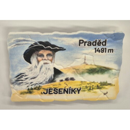 Magnetka Praděd imitace kamene - plast