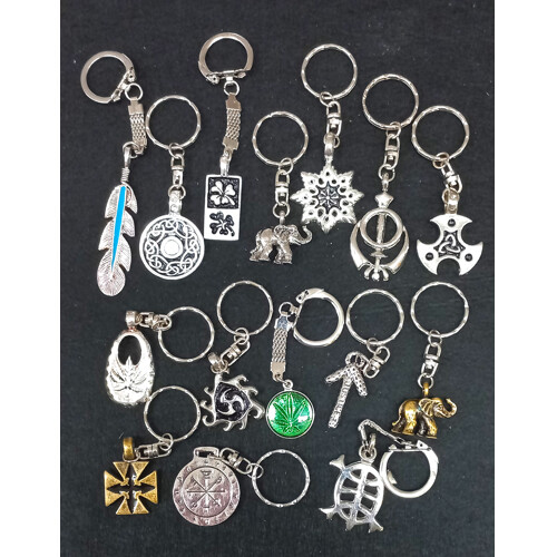 Klíčenka kovová mix