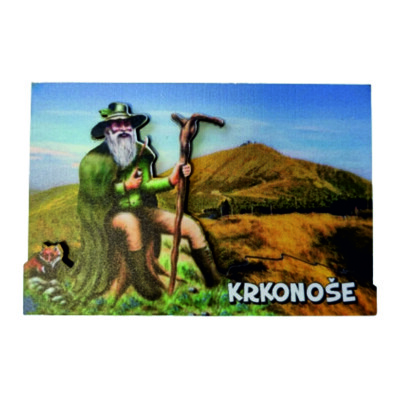 Magnetka dvouvrstvá dřevo Krakonoš KR08
