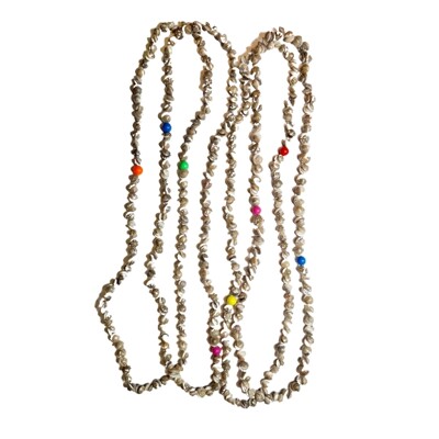 Náhrdelník mušličkový s kuličkami