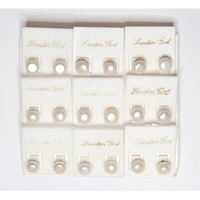 Náušnice &#039;&#039;říční&#039;&#039; perly