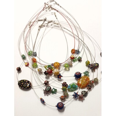 Náhrdelník struna ,,murano&#039;&#039;