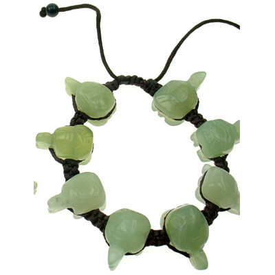 Náramek želvičky jadeit