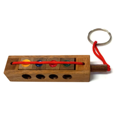 Klíčenka hlavolam semafor