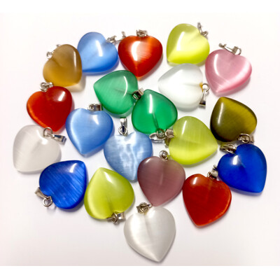 Přívěsek srdíčko ulexit