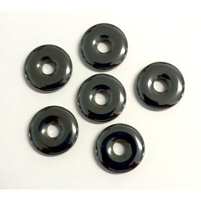 Přívěsek hematit donuta 01