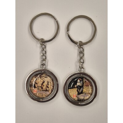 Klíčenka kovová s oboustranným středem