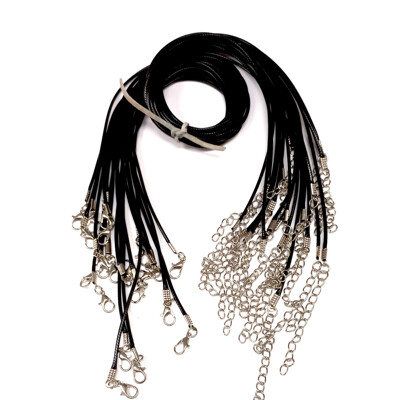 Polyesterová šňůrka černá , se zapínáním