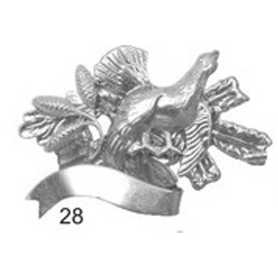 28. Tetřev, stuha, šišky