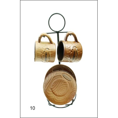 10. Souprava na kovovém stojánku