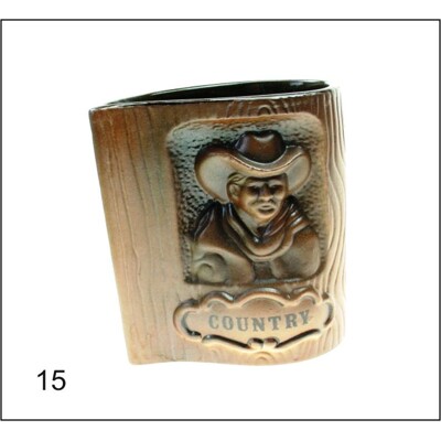 15. Váza s kovbojem