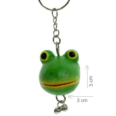 Žabička dřevěná - klíčenka