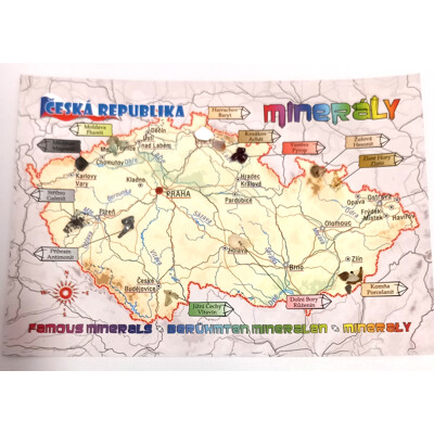 Mapka s minerály