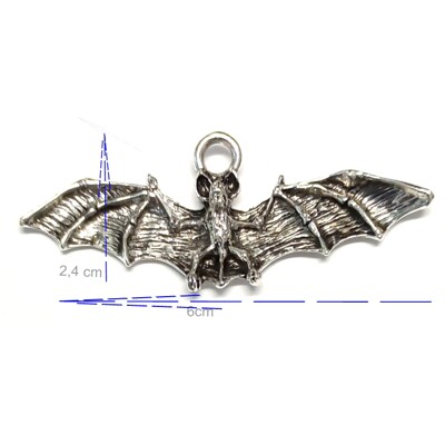 Přívěsek kov netopýr "C"
