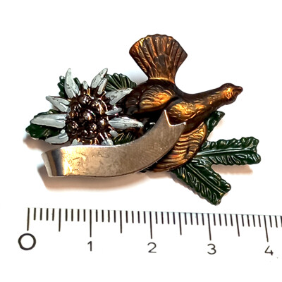 38. Tetřev, protěž, stuha - barvené